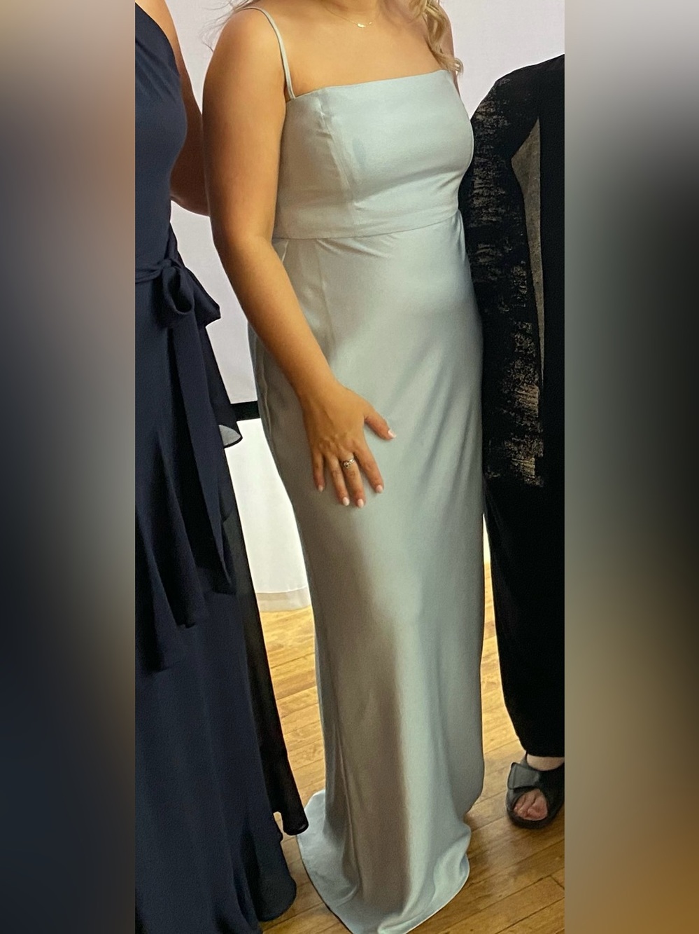 Powder Blue Satin slip dress from Park & Fifth, bridesmaid, worn once